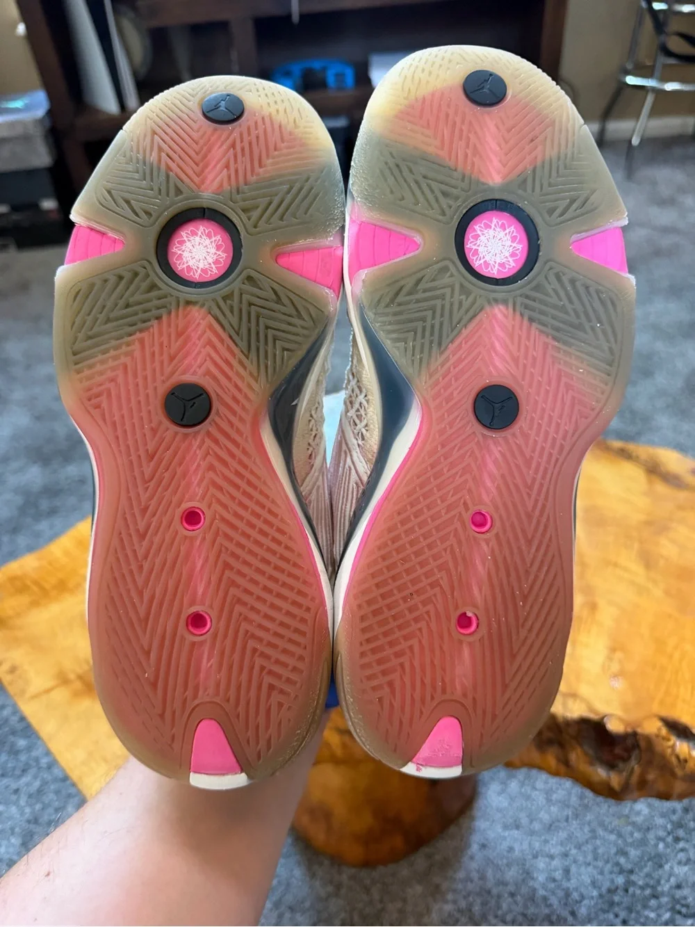 Kids Pink Performance Basketball Shoe - Brand Unspecified